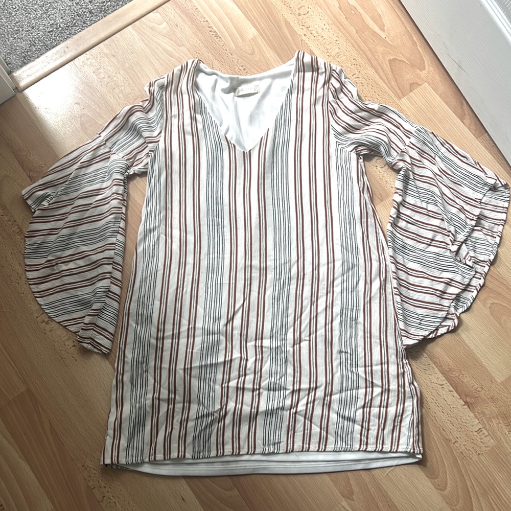 Altar’d State Womens Tazewell striped dress size M - Picture 4 of 6